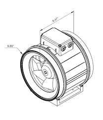 Industrial axial flow fan ventilator: Canada Blower